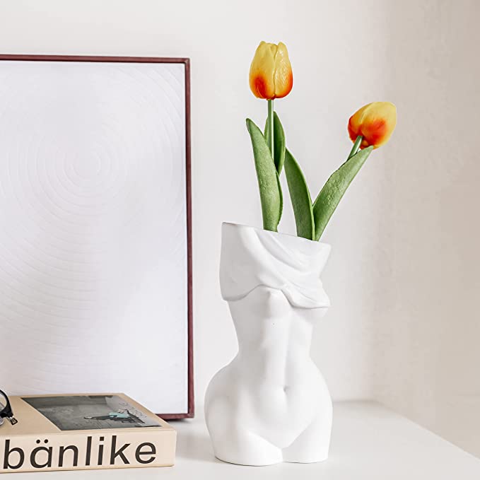 Have You Seen My Silhouette Ceramic Vase
